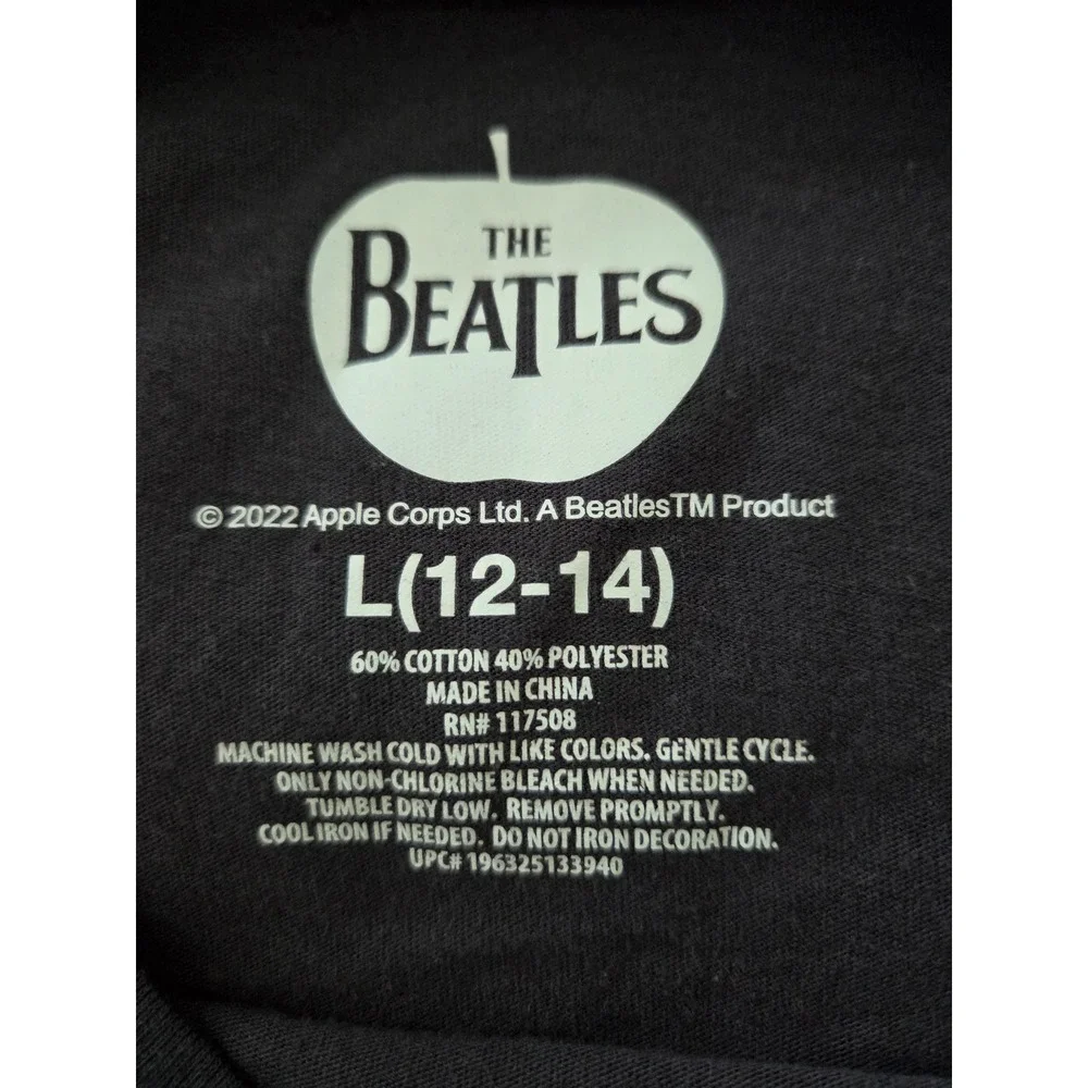 Beatles Abby Road Graphic Tshirt Sz L/12-14 Band Concert Music‎ Vintage Inspired